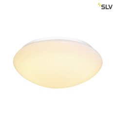 SLV Lipsy 40 Dome Wand- und Deckenaufbauleuchte wei� IP44 3000/4000K LED 18W