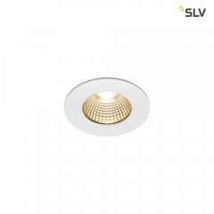 SLV Patta-I LED Outdoor Deckeneinbauleuchte rund IP65 wei� 1800-3000K