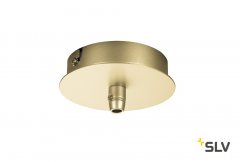SLV Fitu 1er Deckenrosette rund soft gold inkl. Zugentlastung