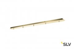 SLV Fitu 5er Deckenrosette lang soft gold inkl. Zugentlastung