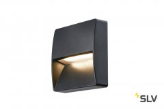 SLV Downunder Out LED Wandleuchte 4,5W anthrazit 3000K/4000K eckig