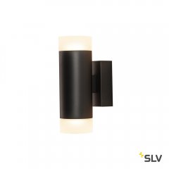 SLV Astina Up/Down QPAR51 Wandaufbauleuchte schwarz