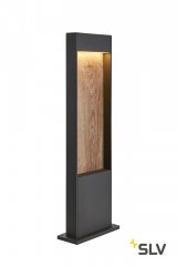 SLV Flatt Pole 65 Outdoor LED Stehleuchte 3000K IP65 anthrazit / braun