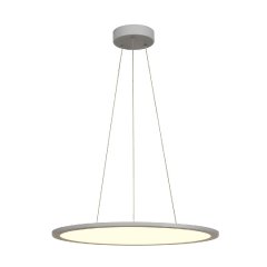 SLV Panel 60 Dali Indoor LED Pendelleuchte 43W 3350lm rund grau 4000K