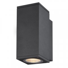 SLV Enola Square S single LED Wandaufbauleuchte anthrazit 3000K/4000K