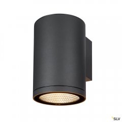 SLV Enola Round L Single Outdoor LED Wandaufbauleuchte anthrazit CCT 3000/4000K