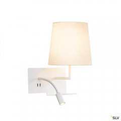 SLV Somnila Flex Indoor LED Wandaufbauleuchte 3000K wei� Version rechts inkl. USB Anschluss