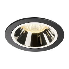 SLV Numinos DL L Deckeneinbauleuchte LED 25,41W 2200lm 3000K 55� schwarz/chrom
