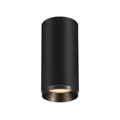 SLV Numinos CL M Deckenaufbauleuchte LED 14W 1800lm 3000K 24� Phase schwarz