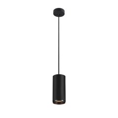 SLV Numinos L PD Phase Pendelleuchte Pendell�nge 250cm 3000K 20Watt 36� Phasenabschnitt matt schwarz