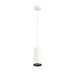 SLV Numinos L PD Phase Pendelleuchte Pendell�nge 250cm 4000K 20Watt 60� Phasenabschnitt matt wei� /