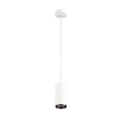 SLV Numinos M PD DALI Pendelleuchte Pendell�nge 250cm 4000K 13Watt 60� matt wei� / matt schwarz