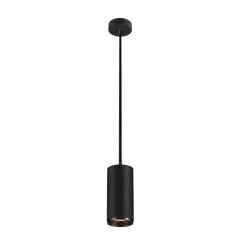 SLV Numinos L PD DALI Pendelleuchte Pendell�nge 250cm 3000K 20Watt 60� matt schwarz