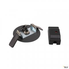 SLV Fitu Einbaurosette schwarz