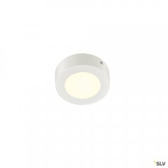 SLV Senser 12 CW Indoor LED Wand- und Deckenaufbauleuchte rund wei� 4000K