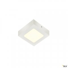 SLV Senser 12 CW Indoor LED Wand- und Deckenaufbauleuchte eckig wei� 4000K