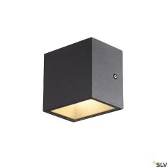 SLV Sitra S SINGLE LED Outdoor Wandaufbauleuchte anthrazit CCT switch 3000/4000K