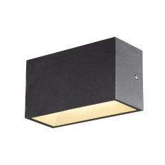 SLV Sitra M LED Outdoor Wandaufbauleuchte anthrazit 14W CCT switch 3000/4000K