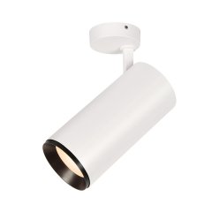 SLV Numinos Spot CW Phase XL LED Deckenaufbauleuchte 36W 3530lm 3000K 24� wei�/schwarz