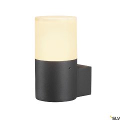 SLV Grafit E27 round Wandaufbauleuchte anthrazit