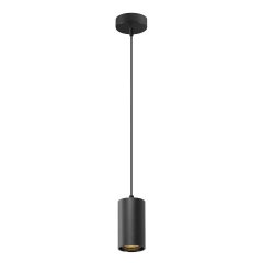 SLV Asto Tube Pendelleuchte GU10 Pendell�nge 250 cm max. 10W schwarz