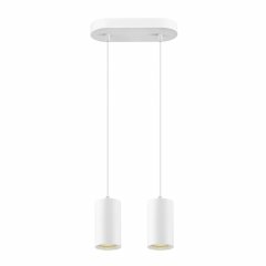 SLV Asto Tube Pendelleuchte GU10 Pendell�nge 250 cm max. 2x10W wei�