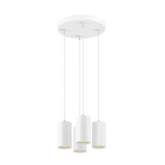 SLV Asto Tube Pendelleuchte GU10 Pendell�nge 250 cm max. 4x10W wei�