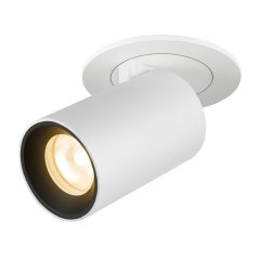 SLV Numinos Projector XS LED Deckeneinbauleuchte 7W 690lm 3000K 55� dreh- und schwenkbar wei�/schwar