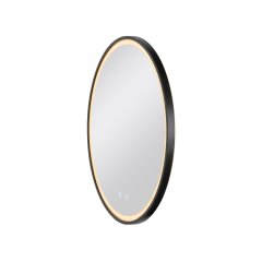SLV Trukko 60 Spiegel � 60 cm chrom schwarzer Rand