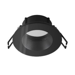 SLV New Tria 68 Deckeneinbauring rund IP65 inkl. Glas schwarz