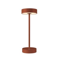 SLV Vinolina Tischleuchte Akku IP54 2,2W 130lm 2700/3000K Touch dimmbar rost