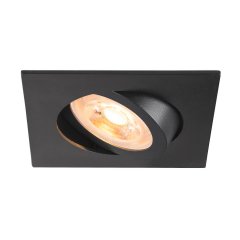 SLV New Tria 68 Deckeneinbauleuchte quadratisch max. 10W GU10 schwarz