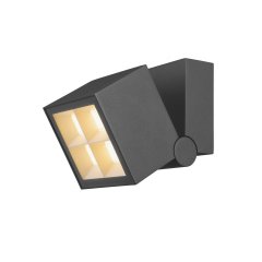 SLV S-Cube Wand- und Deckenaufbauleuchte IP65 2700/3000K 15W PHASE 80� anthrazit