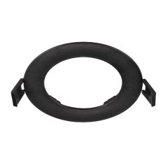 SLV Downlight V 100 flache Abdeckung schwarz