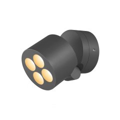 SLV R-Cube Wand- und Deckenaufbauleuchte IP65 2700/3000K 15W PHASE 70� anthrazit