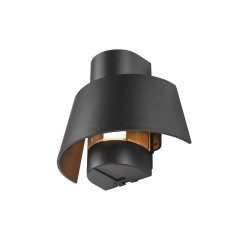 SLV Photoni Wandaufbauleuchte konisch 1x max. 13W E27 schwarz