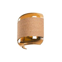 SLV Pantilo Rope Wandaufbauleuchte 1x max. 15W G9 gold