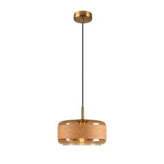 SLV Pantilo Rope 27 Pendelleuchte 250cm E27 15W gold