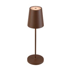 SLV Vinolina Two Tischleuchte Akku IP65 2W 2200/2700/3000K Touch dimmbar rost