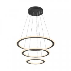 SLV One Flat Pendelleuchte triple 58W 300cm 2700/3000K DALI 2 Touch schwarz