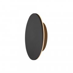 SLV D-Ring M Wandleuchte Phase 2700/3000K IP65 schwarz