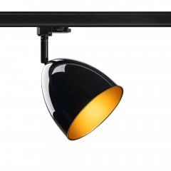SLV Para Cone 14 3-Phasen Systemleuchte GU10 schwarz/gold