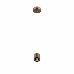 SLV Varyt Pendelleuchte, E14, Pendell�nge 150 cm, 1x max. 6 W, kupfer