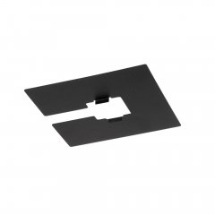 SLV 1-Phasen-Schienensystem Abdeckung, L: 10 B: 10 cm, schwarz