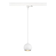 SLV Light Eye 90 Pendelleuchte f�r 3-Phasen System GU10 Pendell�nge 150cm 1x max. 6W matt wei�