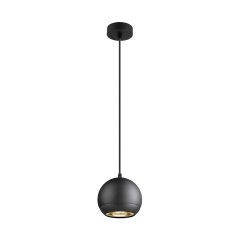 SLV Light Eye 150 Pendelleuchte GU10 QPAR111 Pendell�nge 150cm 1x max. 13W matt schwarz