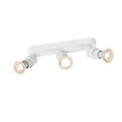 SLV Puri 2.0 Basic Wand- und Deckenaufbauleuchte, long, rund, 3 x max. 6 W GU10, wei�