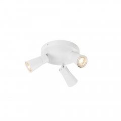 SLV Puri 2.0 Cone Wand- und Deckenaufbauleuchte rund 3x max. 6W GU10 wei�