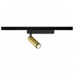 SLV Grip! S 1-Phasen System Spot zylindrisch 3000K 11W Phase 29� gold / schwarz