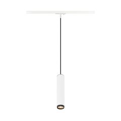 SLV Grip! L 1-Phasen Pendelleuchte GU10 Pendell�nge 200cm 1x max. 6W wei� / schwarz
